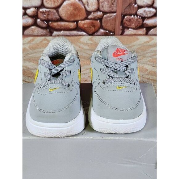 Nike AF1 Force 1 Size 4C Gray #A18 - Picture 6 of 9